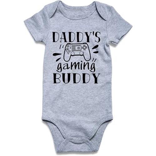 Baby Boys Girls Bodysuit Infant Funny Outfit Newborn Short Sleeve Romper Clothes Baby Jumpsuit 0-12 Months