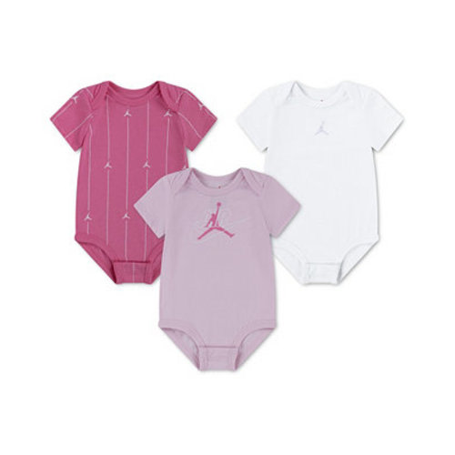 Baby Boys' and Baby Girls' Jumpman Air Bodysuits, 3-Pack