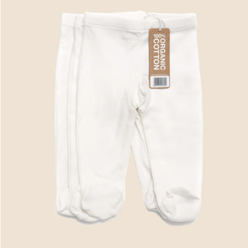 Natural Footed Baby Trousers - Pack of 3 – Little Green Radicals