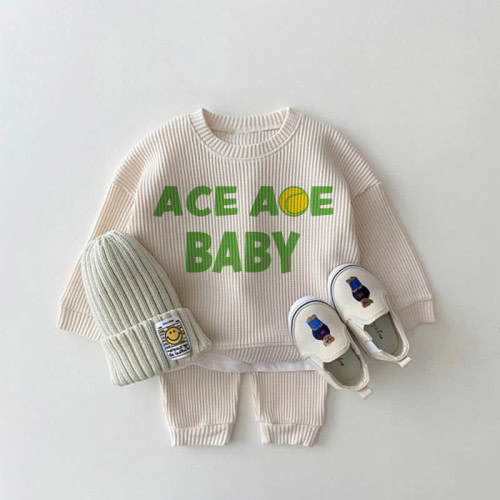 ACE AOE BABY Tennis Waffle 2-piece Set