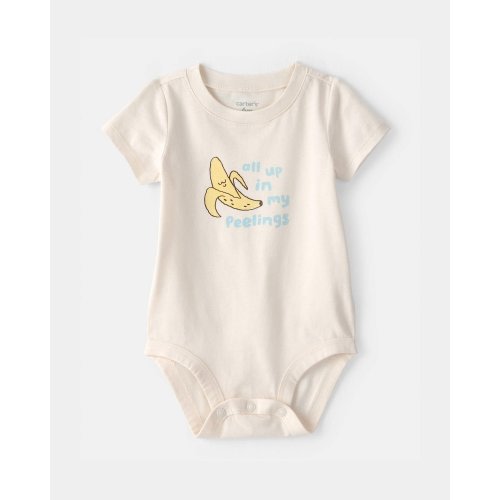 Baby Banana Graphic Bodysuit - Cream | Carter's
