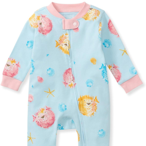 Burt's Bees Baby Unisex Sleep and Play Pajama, Footless One-Piece Zipper PJ
