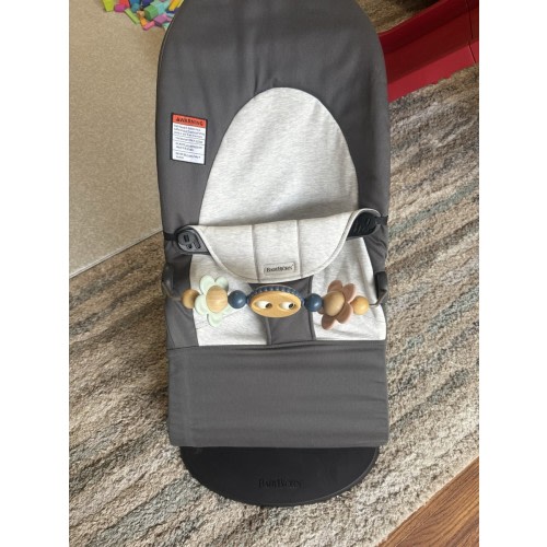 BabyBjörn Bouncer Balance Soft Dark Gray Woven/Jersey Tri-fabric W/Attachment for sale online | eBay