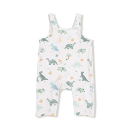 Soft Dinos - Green - Overalls