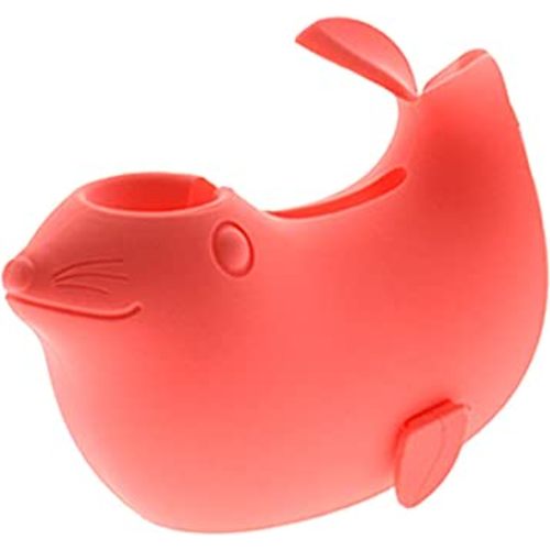 ALIBEBE Bath Spout Cover for Bathtub Baby Faucet Cover for Kids Toddlers Seal Pink
