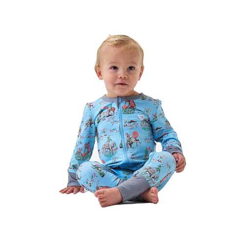 Burlebo Baby Zip Up – Soft Performance Fabric with Fold-Over Cuffs