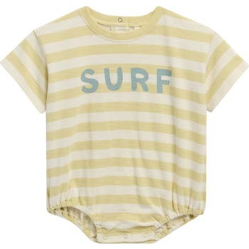Surf Stripe Cotton Bubble Romper, 6-12M