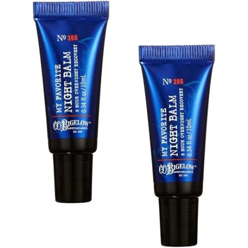 C.O. Bigelow 2 Pack My Favorite Night Balm Lip Treatment. 0.34 Oz