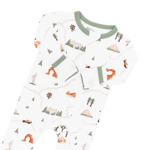 Zippered Romper in Road Trip