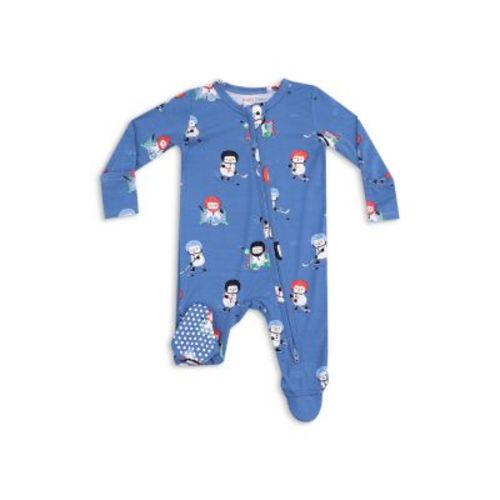 Unisex Holiday Two Way Zipper Footie - Baby