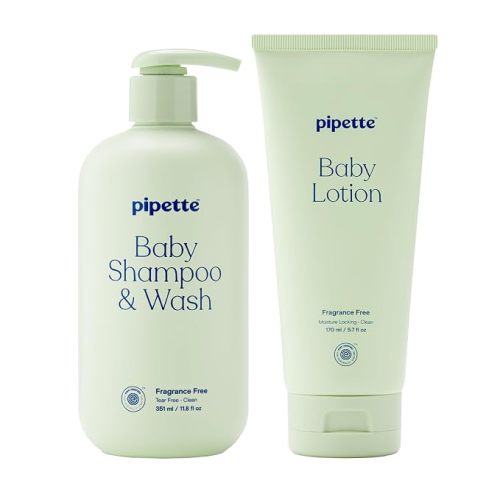 Pipette Baby Wash & Lotion Duo, Fragrance Free (Pack of 2)