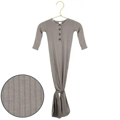 Beau Ribbed Knotted Gown