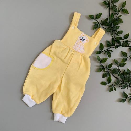 Baby Romper in Pastel Colours, Soft, Cosy and Comfy Vintage, Warm Jersey Style Fabric With Unique Animal Badge, Baby Loungewear