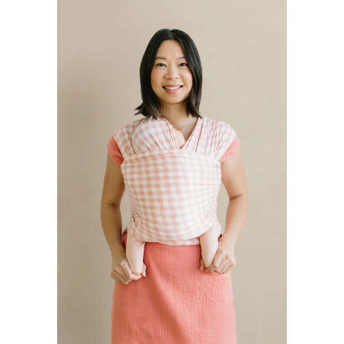 Rosebud Gingham Baby Wrap