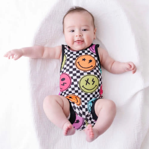 Check Your Mood Sleeveless Shorty Romper