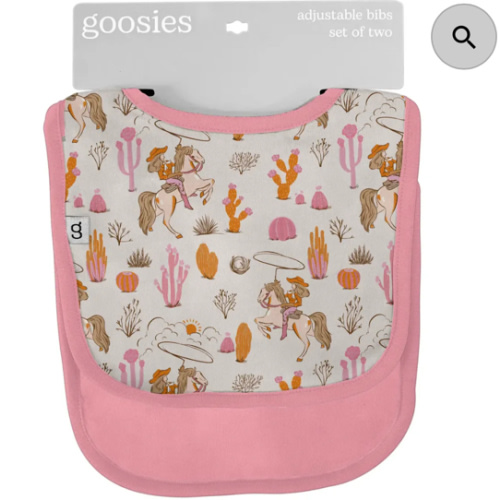Saddle Up Cowgirl Bibs Set