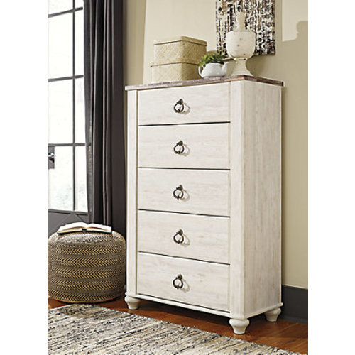 Willowton 5 Drawer Chest of Drawers