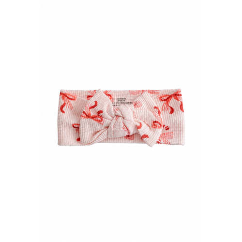 Christmas Bamboo Waffle Bow Headwrap | Peppermint Bows