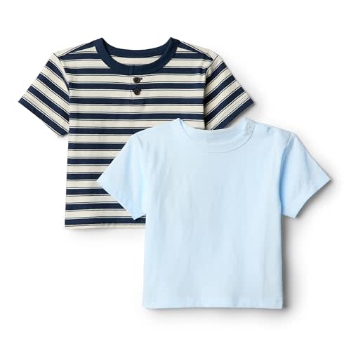 Amazon Essentials x Sofia Grainge Toddlers and Baby Boys' Short Sleeve T-Shirts, Pack of 2
