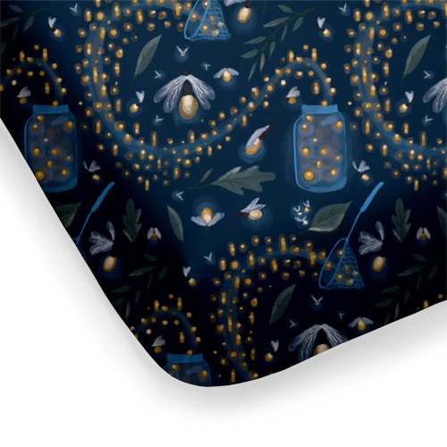 Catching Fireflies Bamboo Fitted Crib Sheet