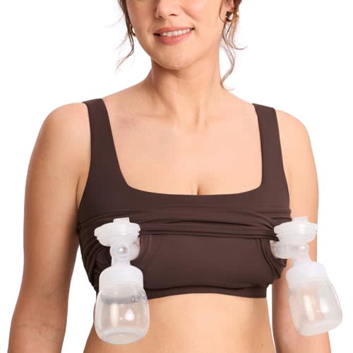 MOMANDA Longline Square Neck Pumping Bras | Natrelax collection, Maternity workout tank top, Cropped, Sleeveless, For women