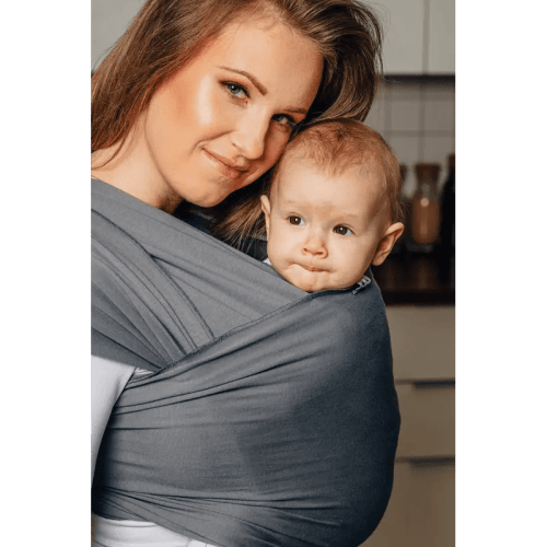 Anthracite Stretchy Wrap by Lennylamb - Little Zen One