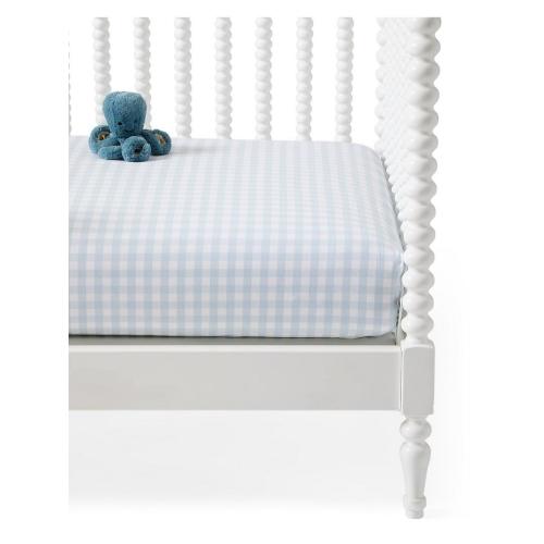 Gingham Crib Sheet | Serena and Lily
