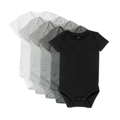5-Pack Organic Cotton Short Sleeve Bodysuits | Honest Baby Clothing
