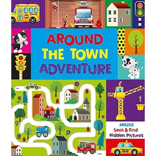 Around the Town Adventure - Kids Books - Childrens Books - Toddler Books by Page Publications Board book – June 10, 2021