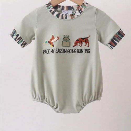 Sage Hunting Embroidered Bubble