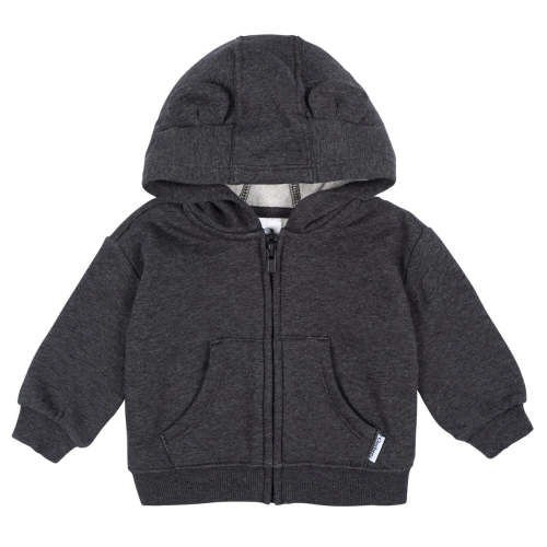 Baby Neutral Charcoal Heather Zip Front Sweatshirt – Gerber Childrenswear