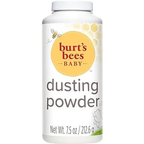 Burt's Bees Baby Dusting Powder, 100% Natural Origin, Talc-Free, Pediatrician Tested, 7.5 Ounces (Package May Vary)