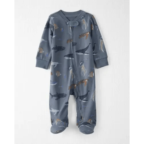 Baby Organic Cotton Sleep & Play Pajamas - Little Planet | Carter's