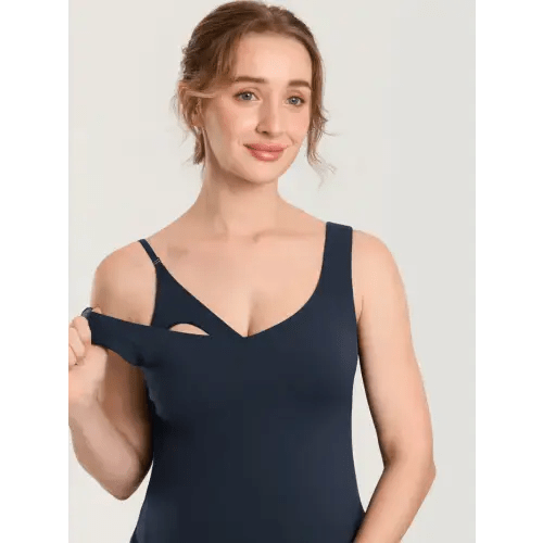 Hip Length Nursing Tank Top XL