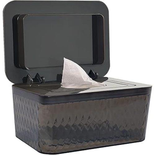 Wet Baby Wipes Dispenser - Large Capacity Wipe Holder Seal-Designed Dust-Proof Wet Wipes Container Keep Diaper Wipes Fresh