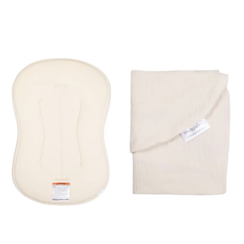 Lounger Curve + Muslin Cover Set | Natural