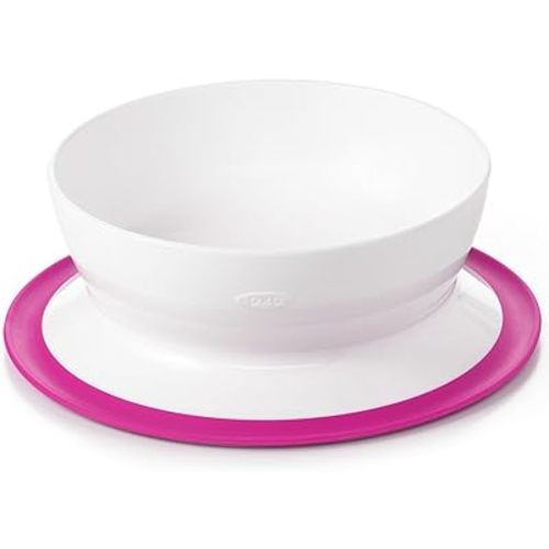 OXO Tot Stick & Stay Suction Bowl - Pink