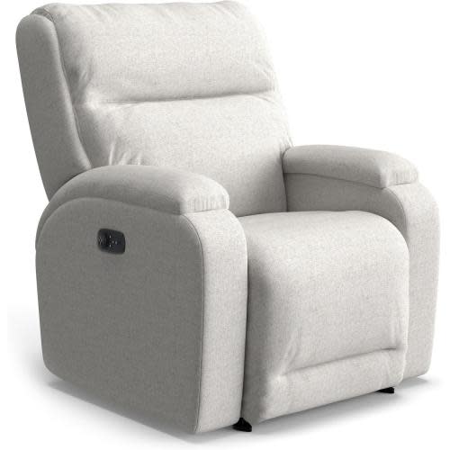 Storytime by Best Chairs Maverly Power Cozzia Swivel Glider Recliner - Fog