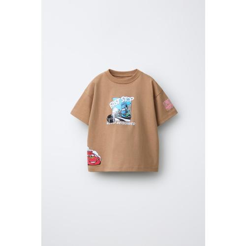 CARS © DISNEY PRINT T-SHIRT - Light brown | ZARA United States