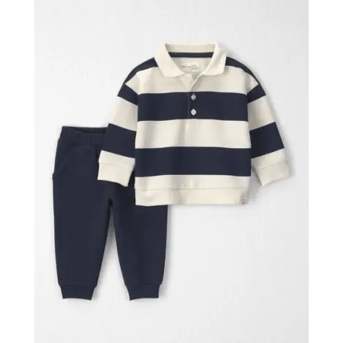 Baby Boy 2-Piece Organic Cotton French Terry Top & Pant Set - Little Planet | Carter's