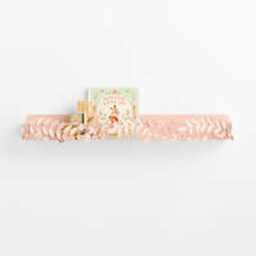 Flower Crown Pink Kids 28" Wall Shelf