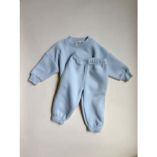 Warm Tracksuit - Baby Blue – Purely Little