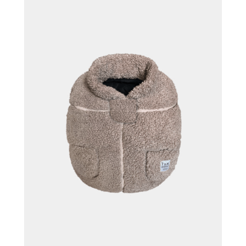 7am Enfant - Car Seat Cocoon - Teddy - Oatmeal