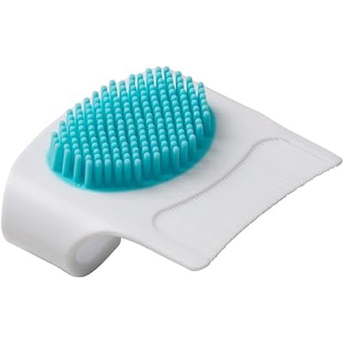 Safety 1st Cradle Cap Brush and Comb , White/Blue