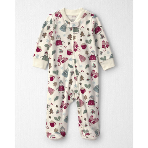 Baby Girl Organic Cotton Sleep & Play Pajamas in Winter Wonderland - Little Planet | Carter's