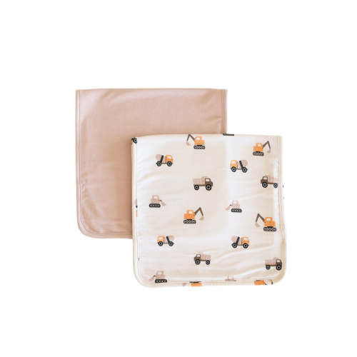 2pc Burp Cloth Set | Little Builder