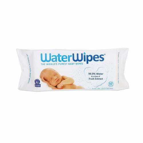 WaterWipes Sensitive Baby Wipes, 4 Packs of 60 Count