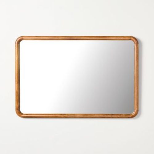 20"x30" Rounded Corner Wood Rectangle Mirror - Hearth & Hand™ with Magnolia