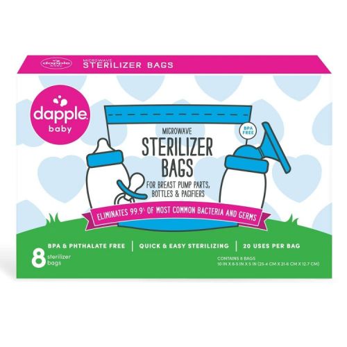 Dapple Microwave Sterilizer Bags - 8ct
