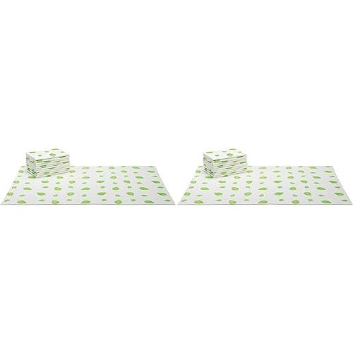 Munchkin® Arm & Hammer Disposable Changing Pad, 10 Count, White/Green (Pack of 2)
